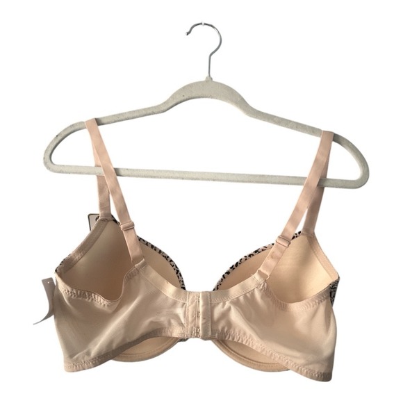 Adrienne Vittadini Leopard Print T-Shirt Bra, 38C - Picture 3 of 5